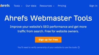 Ahrefs Webmaster Tools