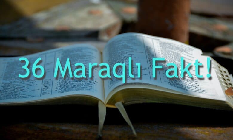 Təəccübləndirəcək Maraqli Faktlar - 36 Qısa Maraqli Fakt 1 maraqli faktlar - 36 maraqli fakt